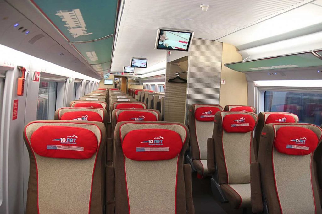 Билеты в Москву из Санкт-Петербурга на поезд 777А Сапсан в эконом-классе