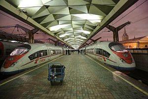Вокзал прибытия поезда Сапсан из Бологое в Москву