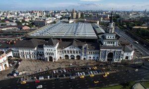 Вокзал прибытия поездов в Москву из Воронежа