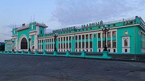 Вокзал отправления поездов Новосибирск – Красноярск