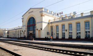 Вокзал прибытия поездов из Санкт-Петербурга в Воронеж 