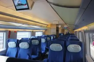 Билеты на поезд Сапсан различных классов обслуживания