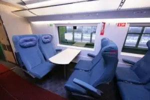 Вагоны эконом-класса в поезде Сапсан