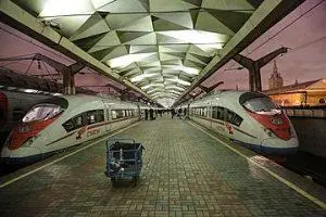 Вокзал прибытия поезда Сапсан из Вышнего Волочка в Москву